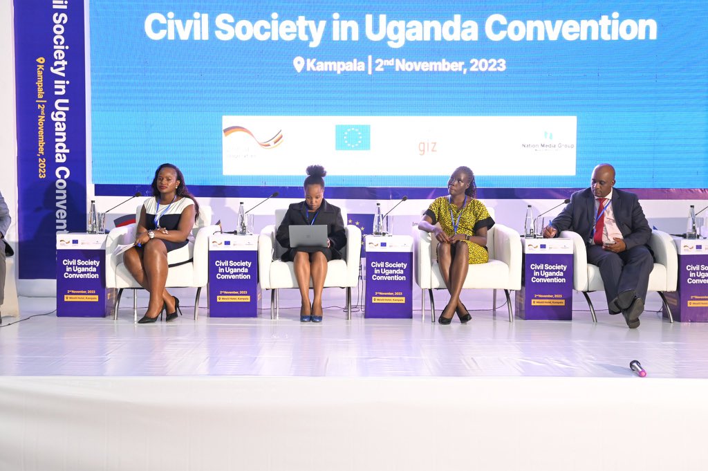 progreendeal's tweet image. 🌍 Thank you to @EUinUG, @giz_uganda,&amp;amp; partners for organizing the inaugural #CSOConvention2023 . In Uganda, #CSOs play a crucial role in advancing democracy, environmental and social justice.  We therefore , need to keep pushing for a thriving and sustainable #CSO sector . 🤝