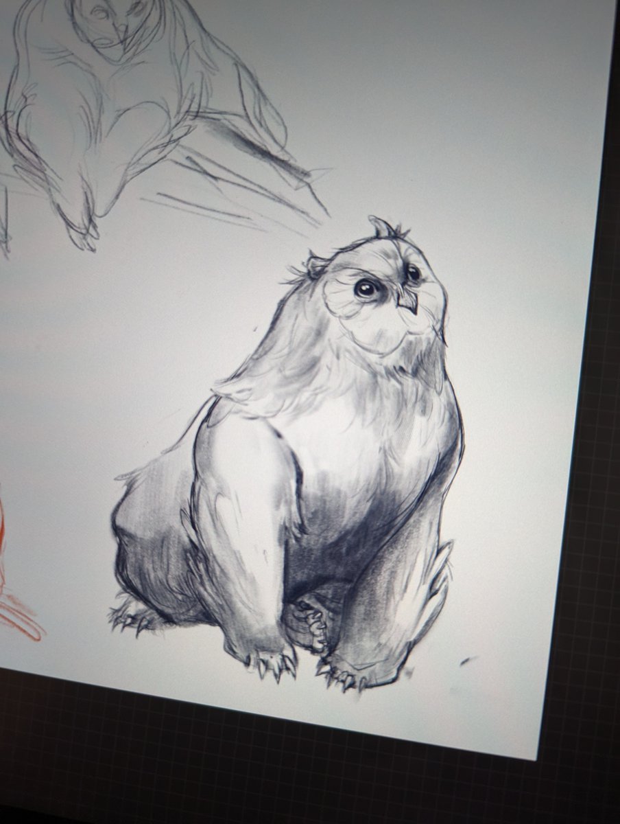 「Getting some owlbears out of my system」|Kasia Brz 🐅on and off🐅のイラスト