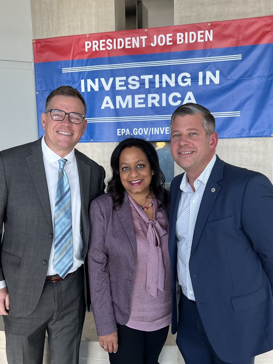 WILaborers's tweet photo. .@EPA Assistant Administrator @radhikafox was in WI today to announce that 10 communities have been selected as accelerators to remove lead service laterals. Everyone deserves clean and safe water &amp; thanks to @POTUS for your leadership. @LIUNA is ready to get to work! #LIUNA #1u https://t.co/Cf4NKQVhLW