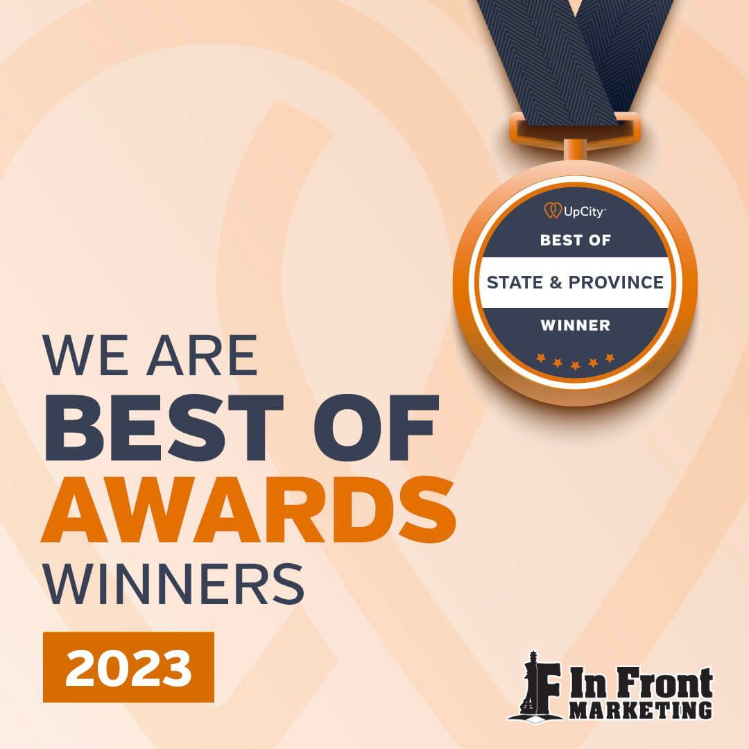 We're excited to announce that we are one of UpCity's 2023 Best Of Winners! 🏆

#digitaladvertising #socialmediamarketer #infrontmarketing #marketingagency #socialmedia #marketing #upcity #upcityawards