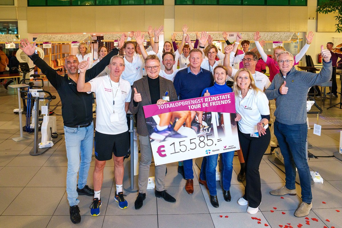 Yes!! We hebben het gehaald! Tijdens de Rijnstate Tour de Friends trokken we samen met collega's, donateurs en sponsors een eindsprint voor de realisatie van de Beweeg- en Beleeftuin voor onze oncologische en geriatrische patiënten. Lees meer 👉 buff.ly/3MqRhoL