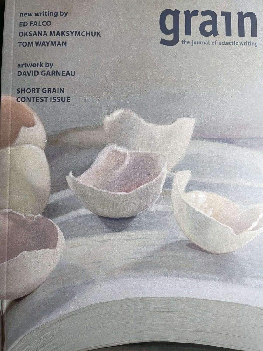 I have a new story in the current issue of Grain, a Canadian literary journal. It's part of a collection-in-progress by the same name, American Dreamers.