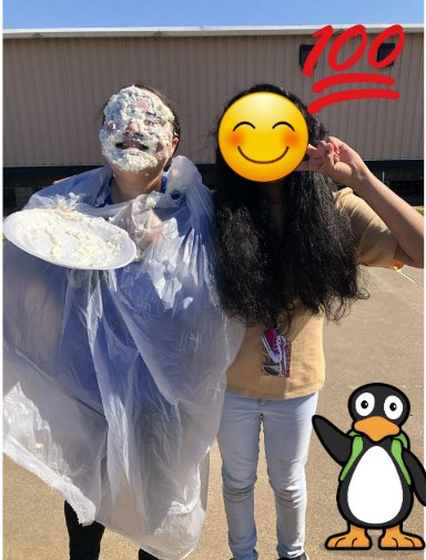 Alyssa Sanchez-Tracy (@alyssatracy) on Twitter photo Students got to choose their prize for completing 100% of their <a href="/STMathTX/">STMathTX</a> puzzles. Today she reached her goal and got to pie me in the face! ๐คฃ 2,326 out of 2,000 puzzles!! I am so proud of all her hard work! ๐ <a href="/CFISDHolmsley/">Holmsley Elementary</a> <a href="/STMath/">ST Math Educator? Follow us on MINDEduOrg!</a> <a href="/mssegura3rd/">Laura Segura, M. Ed.</a> <a href="/LaniDawn1015/">Leilani Weber</a> <a href="/AnaDiaz_I17/">Ana Diaz</a> Students got to choose their prize for completing 100% of their <a href="/STMathTX/">STMathTX</a> puzzles. Today she reached her goal and got to pie me in the face! ๐คฃ 2,326 out of 2,000 puzzles!! I am so proud of all her hard work! ๐ <a href="/CFISDHolmsley/">Holmsley Elementary</a> <a href="/STMath/">ST Math Educator? Follow us on MINDEduOrg!</a> <a href="/mssegura3rd/">Laura Segura, M. Ed.</a> <a href="/LaniDawn1015/">Leilani Weber</a> <a href="/AnaDiaz_I17/">Ana Diaz</a>