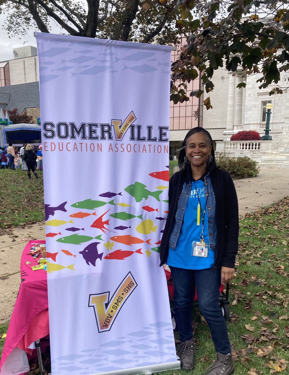 ⁦<a href="/VilleEdAssocia1/">Somerville Education Association</a>⁩  Somerville Education Association shared many treats at the downtown Spooktacular!!! So many students so many families!!