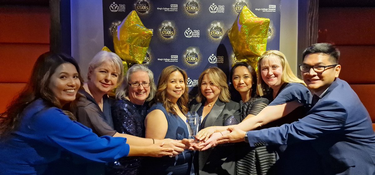 KingsCollegeNHS's tweet photo. 🌟 Congrats to our Colorectal #CNSs at the PRUH for winning the Outstanding Care Award
They play a crucial role in supporting the well-being of people diagnosed with cancer and their loved ones.
@SupportKings l #KingsStars https://t.co/1VL1Ze4Ox4