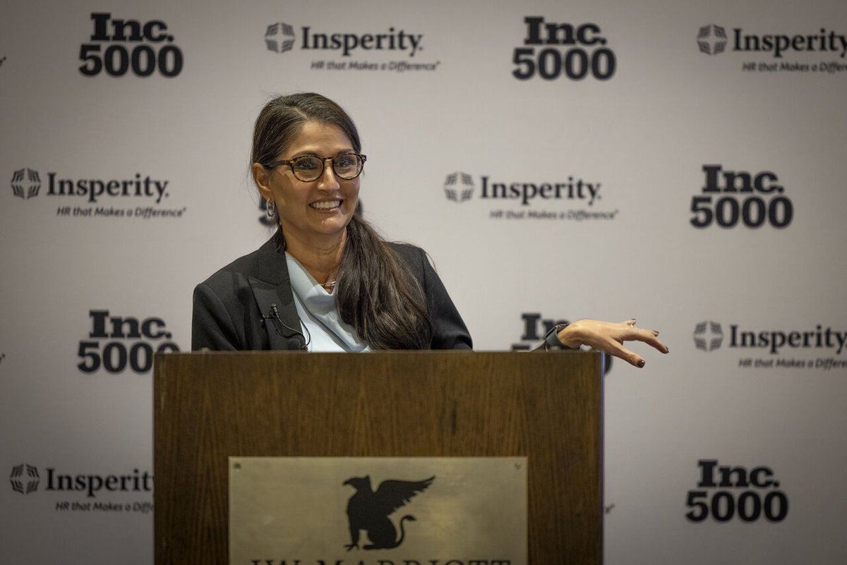 Insperity's tweet photo. Our last session at the @inc5000 Conference was led by Mary Massad, Senior Vice President of Traditional Employment Solutions at Insperity. Guests were presented with a copy of "Take Care of Your People," by Paul Sarvadi, CEO of Insperity. 

#HRThatMakesaDifference #Inc5000 https://t.co/vXsuD2MU1C