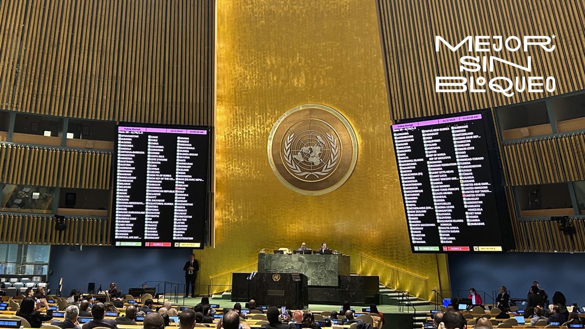 Profunda gratitud a los pueblos, gobiernos, personalidades, organizaciones políticas y movimientos de solidaridad, sociales y populares del mundo q han alzado su voz por el fin del #BloqueoGenocida impuesto a #Cuba y su exclusión de la llamada lista terrorista.

#MejorSinBloqueo