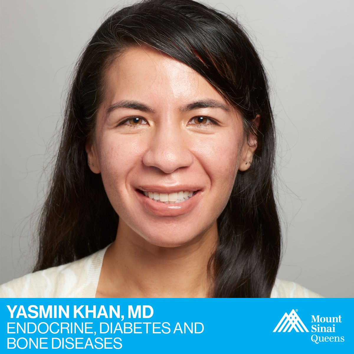 Dr. Yasmin Khan treats a wide variety of glandular and hormonal conditions such as #diabetes, thyroid and parathyroid disorders, thyroid nodules, thyroid cancer, and osteoporosis. To make an appointment, please call 718-808-7777. #AmericanDiabetesMonth bit.ly/49n6DUU