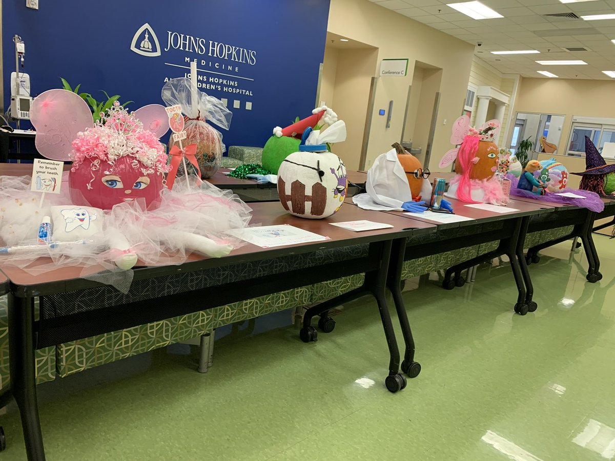 hcabrandonpath's tweet photo. Pumpkin contest at one of our off site rotations, Johns Hopkins All Children’s Hospital! 🎃🎃🎃 https://t.co/vKglxRinT1