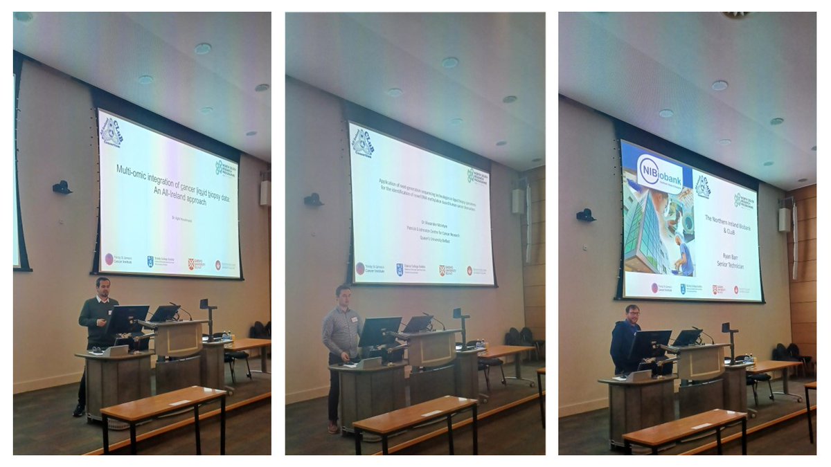 More remarkable presentations from across the Isle on #liquidbiopsies #cancerresearch @CluB_Cancer1 Symposium from @TBSI  @TTMI @tcdTBSI @TCDPharmacy @CancerInstIRE @QUBelfast @QubPGJCCR @CancerUniGalway @Pilib @hea_irl #NSRPproject.