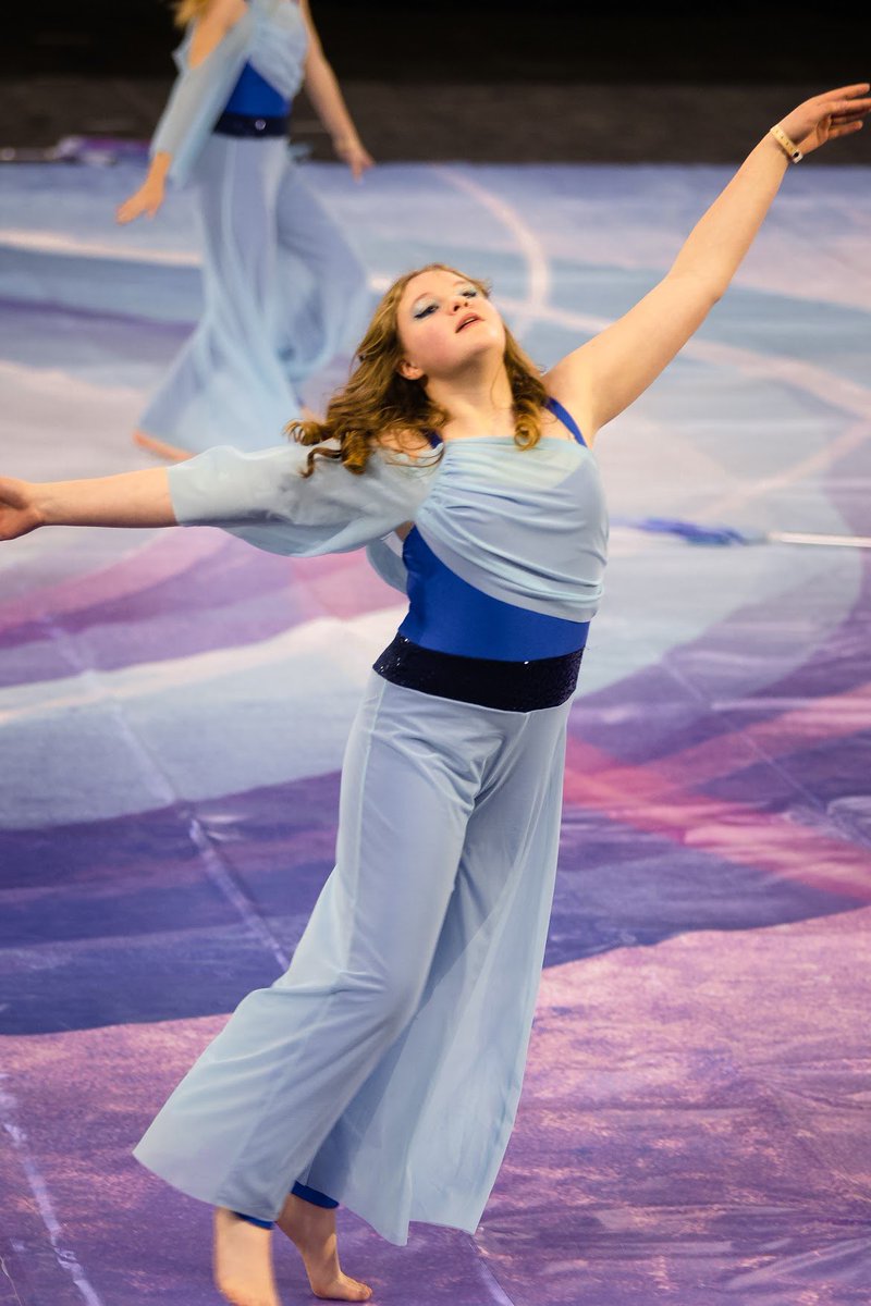 TitanColorGuard's tweet photo. Sign up for Winter Guard auditions today to have the opportunity to spin like these beautiful performers!  No experience necessary! We hope to see you there ✨💙 https://t.co/C0liBsbAJK