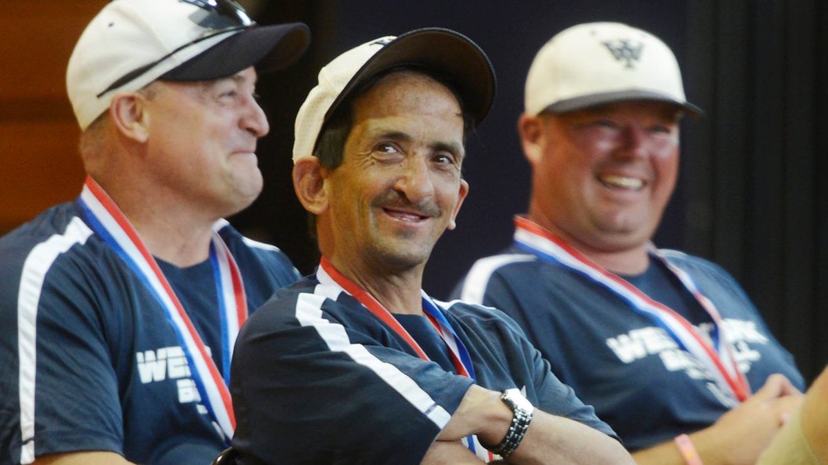 bad2theallibone's tweet photo. "He didn't let obstacles get in his way. You can't choose the life you're dealt but you can choose how you live your life and Spike epitomized that."  

Longtime West York manager Spike Bahn died Tuesday at 58. Here's what he meant to his school: https://t.co/bogVuzMIco https://t.co/IfcRFL1YqT