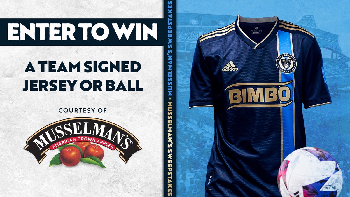 GIVEAWAY! 

Enter to win a team signed merch 👉 philaunion.co/mmswps 

#DOOP | #StrikeGold | <a href="/Musselmansapple/">Musselman's</a>