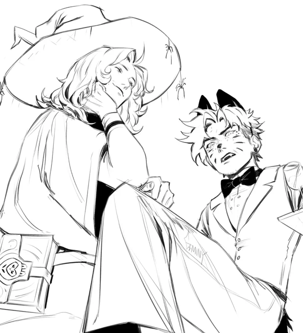 *puts ocs into costumes* RAAAH 