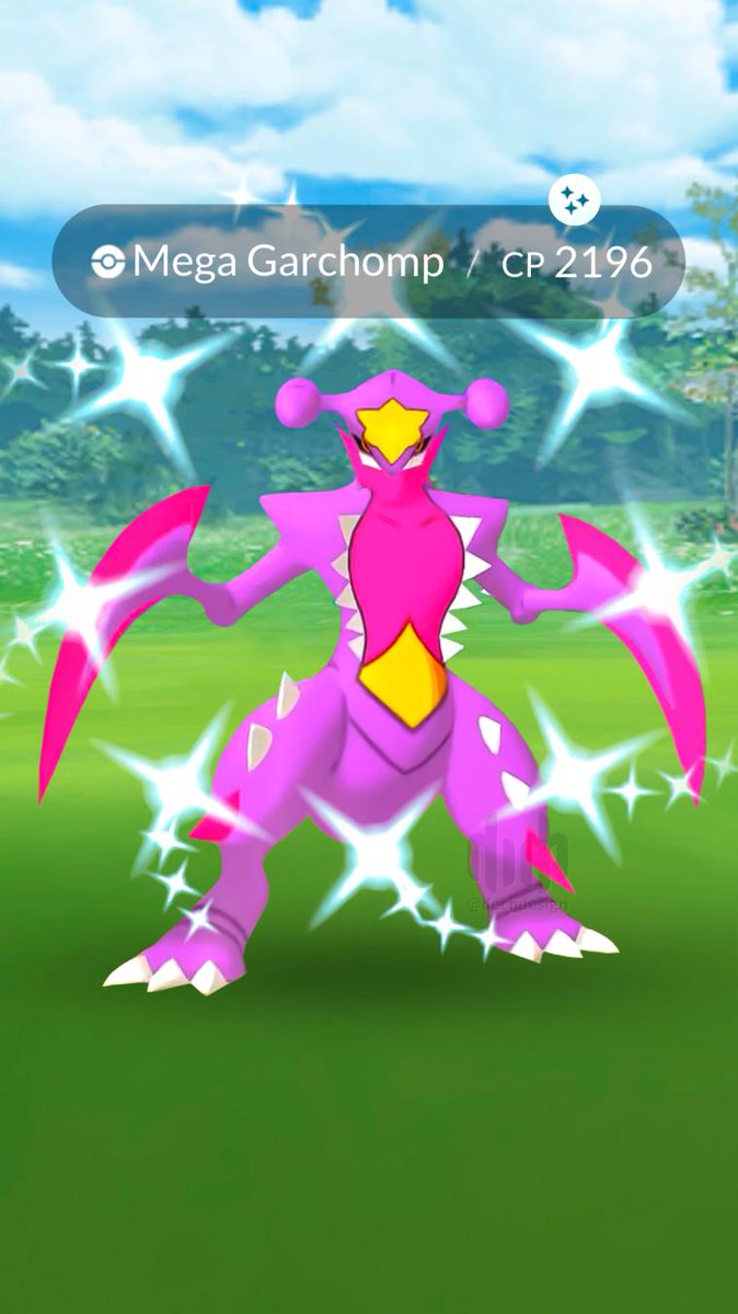 Pokemon Shiny Mega Garchomp