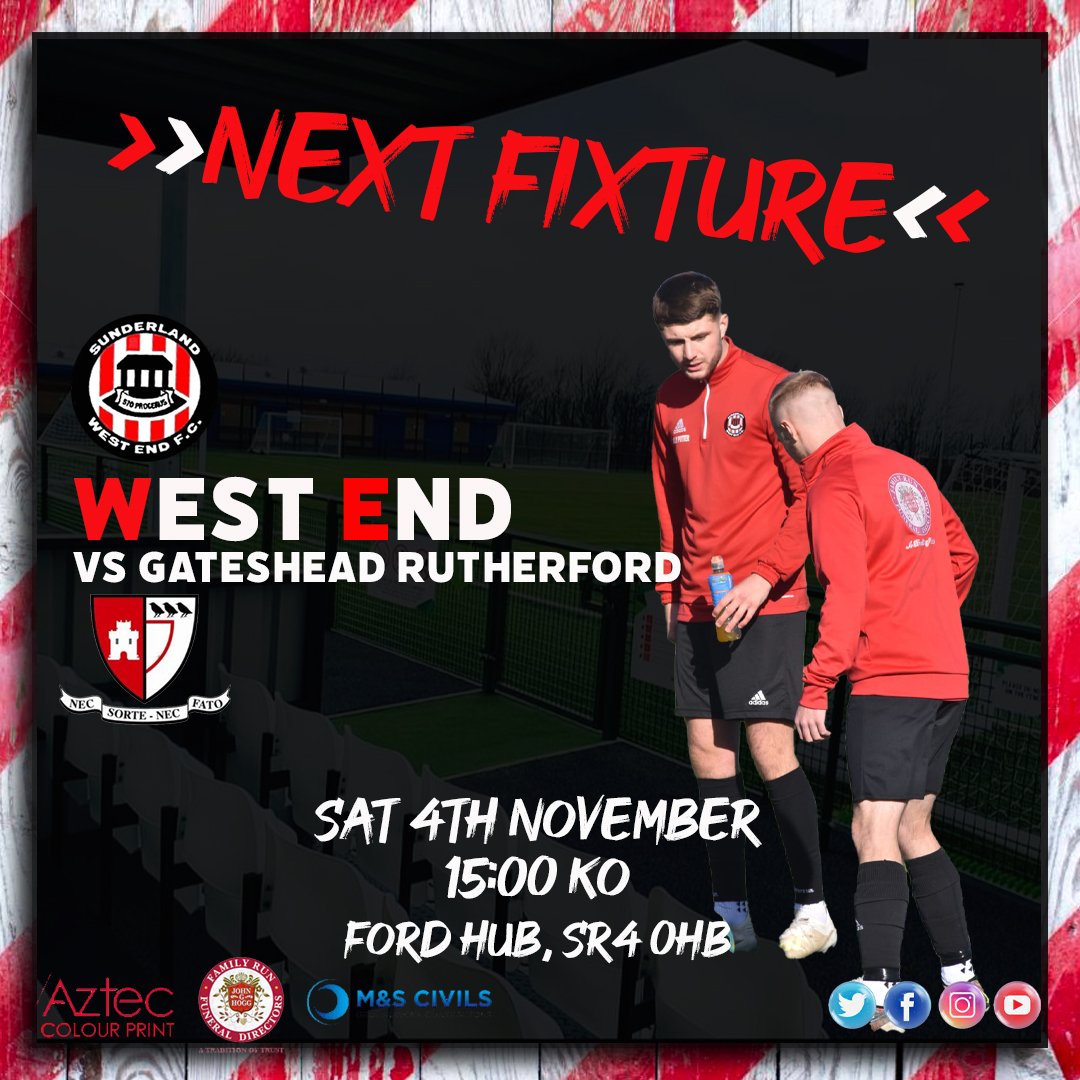 Westend_FC's tweet photo. Tonights game may have been postponed but we can confirm we have picked up a friendly this coming Saturday as we welcome @Rutherford1878 to the Hub.
3pm kick off and only £2 entry so get yourself along.
#westisbest https://t.co/jtyc5UMwuZ