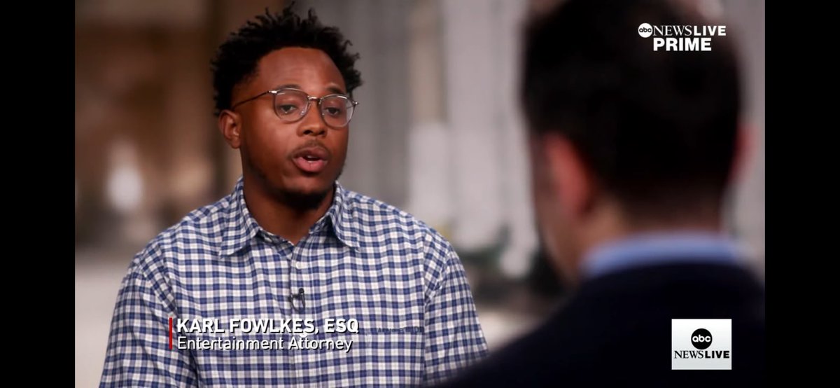 esqfowlkes's tweet photo. Had the honor of being featured on a 🔑 segment on @ABCNewsLive last night about how AI is changing the music industry. 

AI obviously presents its fair share of legal issues related to creating music, distributing music and enforcing copyright law/right of publicity etc. https://t.co/UkXveB8pCM