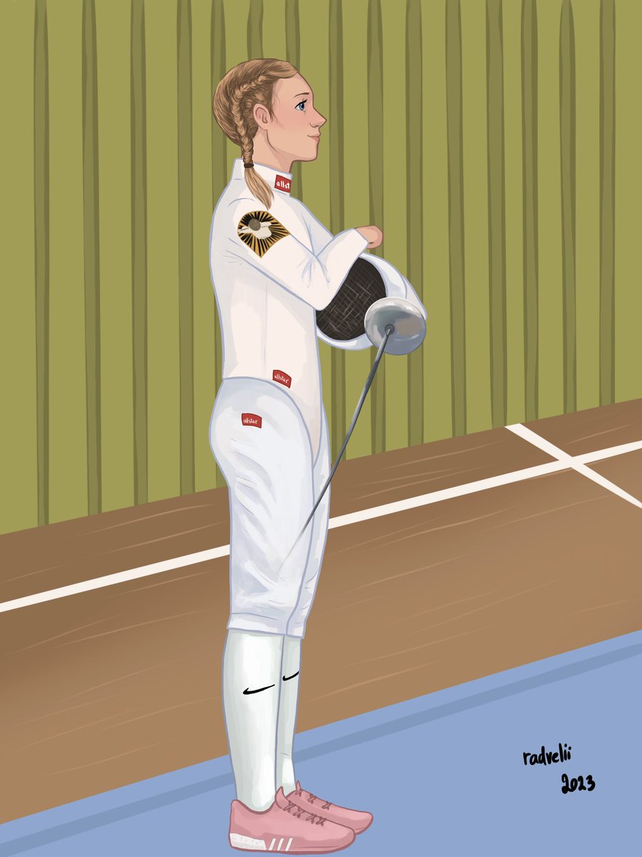 radvelii's tweet photo. me in my first fencing tournament
#art #fencing #epeefencing #drawing #illustration #procreate #digitalart #tournament #artists #digitalpainting https://t.co/LNhyHRFTgu