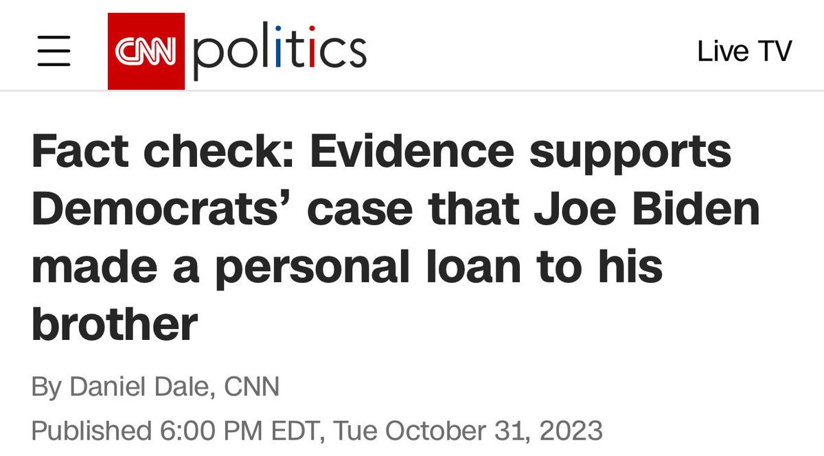 HouseJudiciary's tweet image. Another day, another evidence-free stunt from Chairman James Comer.

cnn.com/2023/10/31/pol…