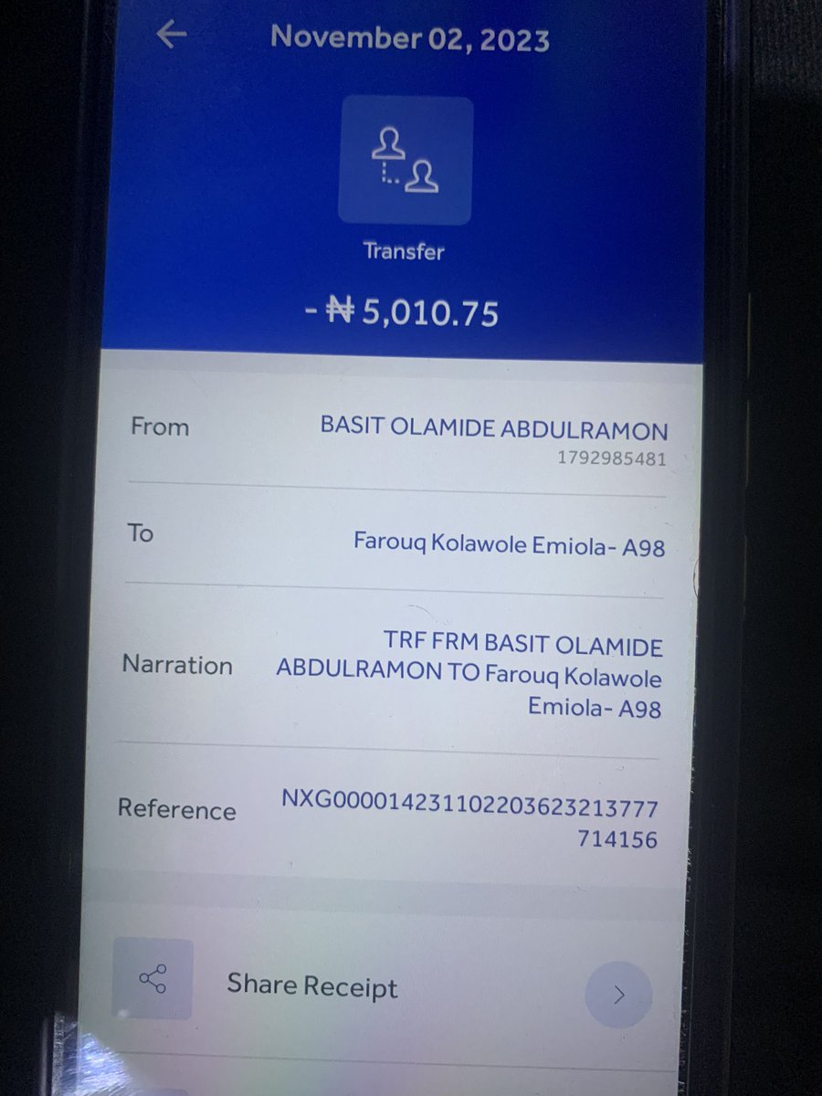 BasitAbdulramon's tweet photo. @SAMKLEF @access_more pls reverse my money https://t.co/M56BXEkEoY