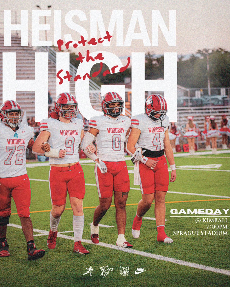 Regular season finale tonight at Sprague‼️

#CodeRed #HeismanHigh