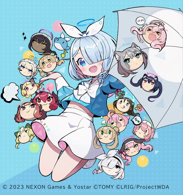 本日発売の #WIXOSS 拡張パック「ブルーアーカイブ DIVA」にて サーバント#と阿慈谷ヒフミ[助けて、ペロロ様!] を描かせて頂きました よろしくお願い致します  #WIXOSS #ブルアカ #ウィクロス発売記念