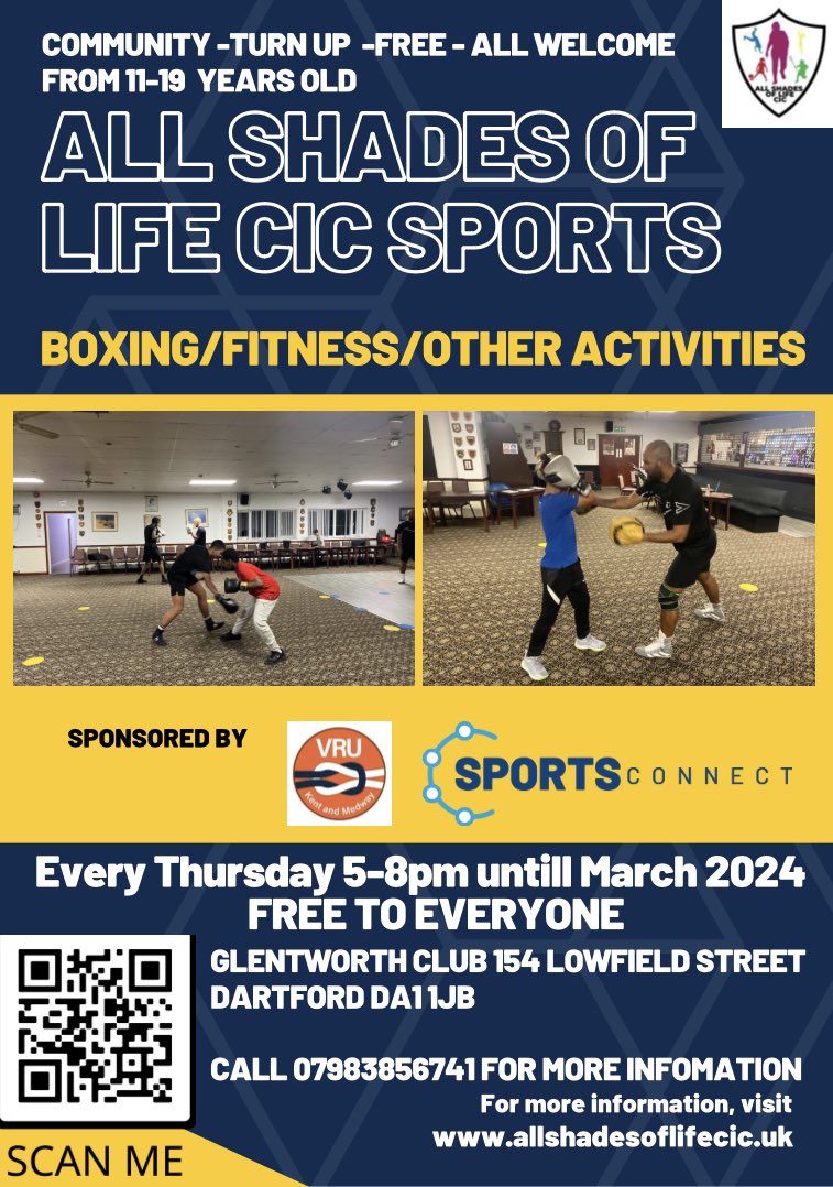 shades_cic's tweet photo. We have a new community session if you are aged between 11-19 and are looking for some free sport participation then come down and see us Thursdays #dartford #kent #youngpeople #FREE https://t.co/0orvS2knZD