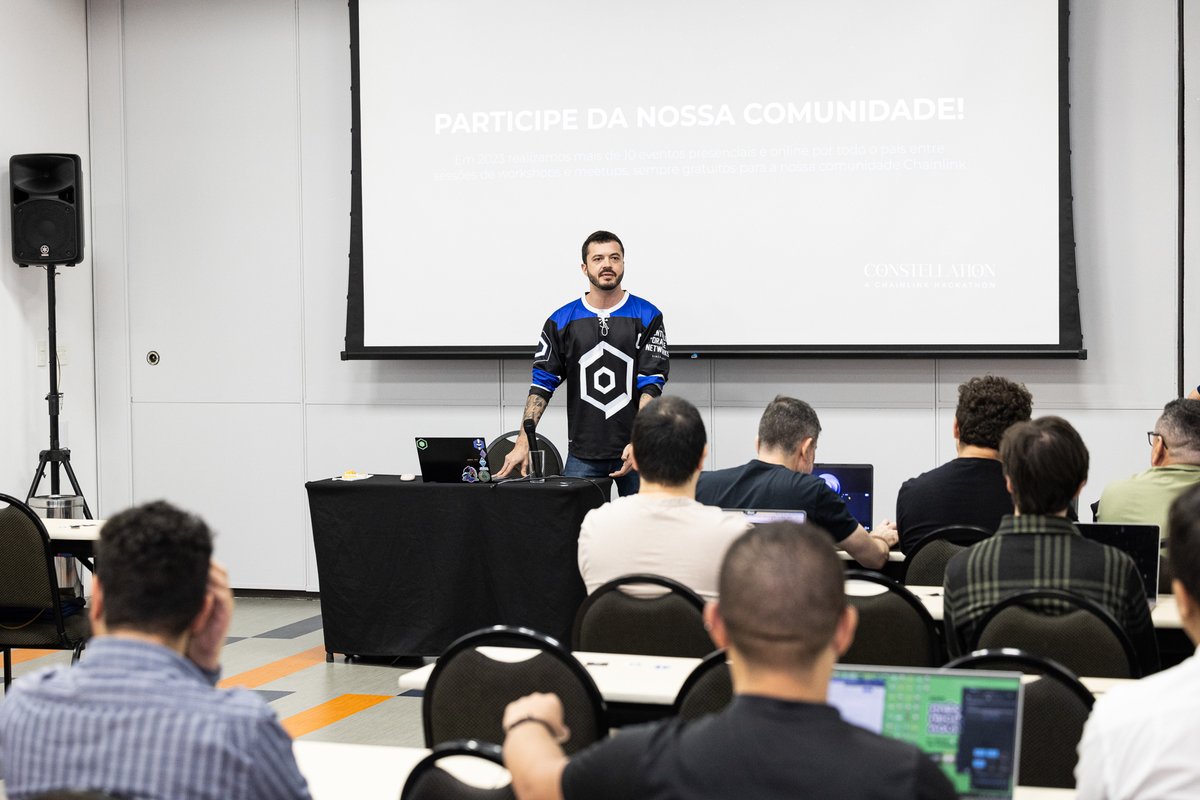 jeffbeltrao's tweet photo. Today, I witnessed the incredible energy of our #ChainlinkCommunity in Brazil! 🇧🇷

Your dedication to learning and preparing for the #Constellation Hackathon is truly inspiring. Our passion and motivation drive our success. 

Let's shine in the global Hackathon! 💪🌐

#Chainlink https://t.co/cK5PSn6tn1
