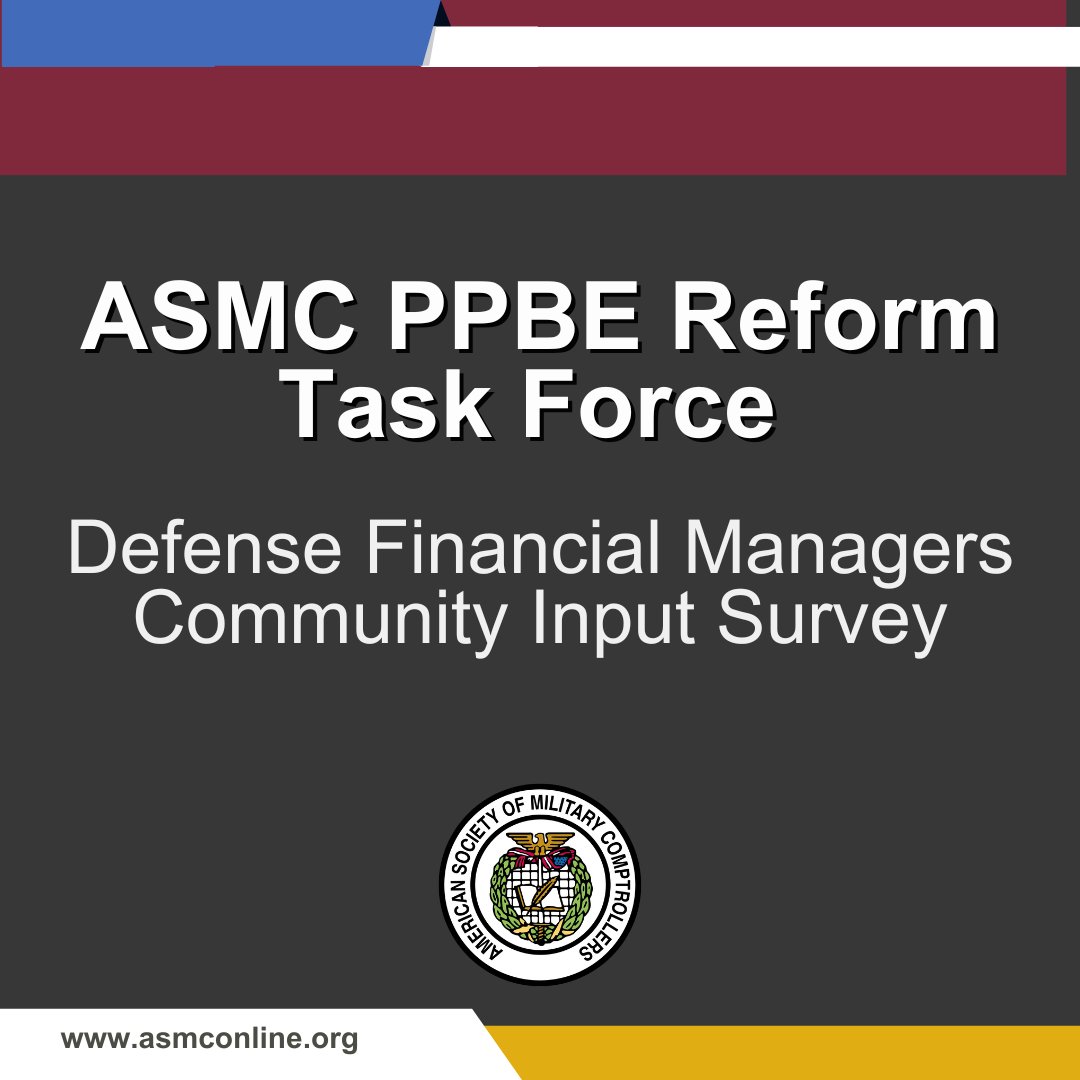 asmctweets's tweet photo. Defense financial manager community, we need you! Your voice is essential as we continue our PPBE Reform efforts. 

We're relying on your valuable input for the year's final PPBE Reform Task Force survey regarding defense FM Community Input. https://t.co/3mQttI5SL2 https://t.co/oEJCTIdc7k