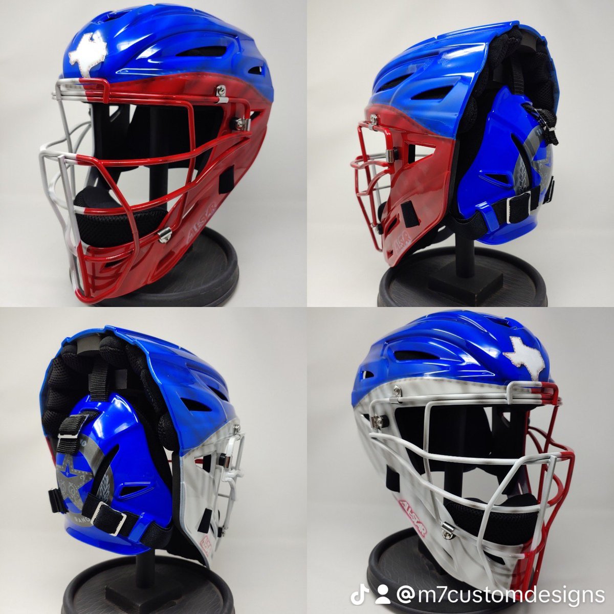m7customdesigns's tweet image. A little Texas love for the world champs on this throwback Thursday.

#createx #createxwickedcolors #ppg #customhelmet #airbrushedhelmet #allpaint #nostickers #nowraps #swag #drip #thestarsatnightarebigandbright #stadiumcustomkicks #justsniffingpaint