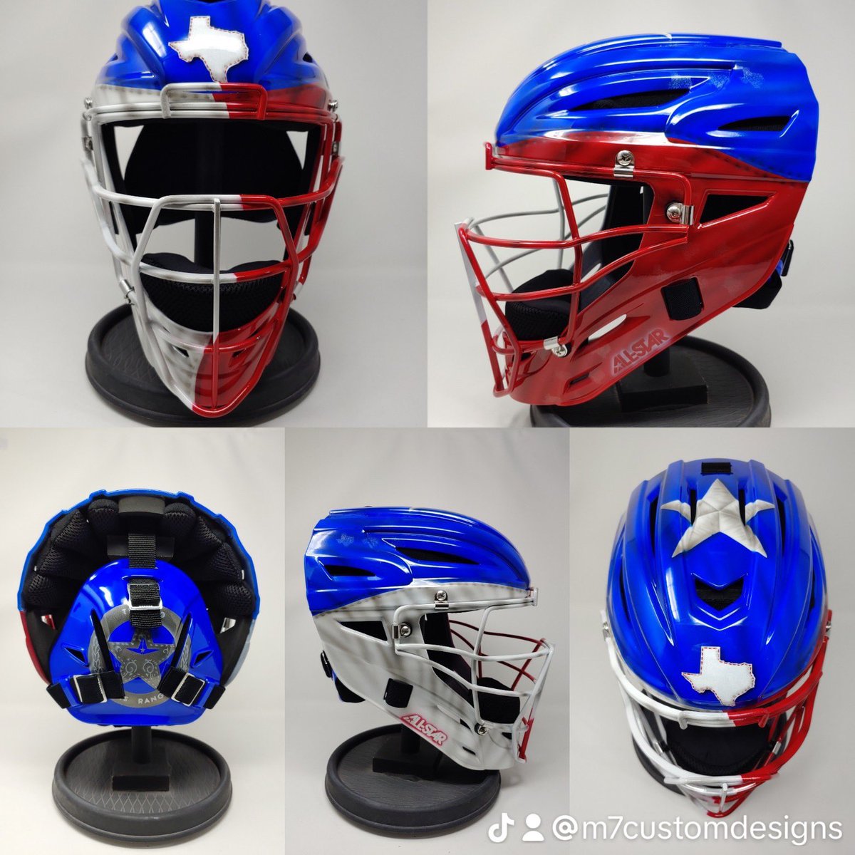 m7customdesigns's tweet image. A little Texas love for the world champs on this throwback Thursday.

#createx #createxwickedcolors #ppg #customhelmet #airbrushedhelmet #allpaint #nostickers #nowraps #swag #drip #thestarsatnightarebigandbright #stadiumcustomkicks #justsniffingpaint
