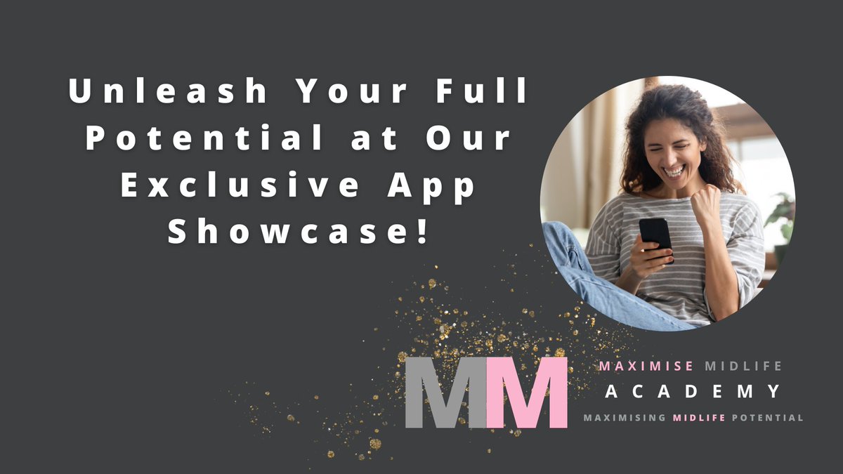 Don't miss our FREE live app demonstration, where we'll unveil a game-changing solution for health &amp; wellbeing, financial advice, positive mindset, business expertise, and a dynamic community 🩷

Book your seat here 👉 maximisemidlifecoaching.com/demo

#SmallBusinessCommunity