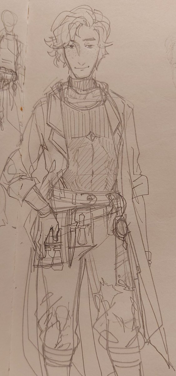 anton_pyon's tweet photo. Sorry for lack of updates lately - I was feeling really shitty :< 
(it's not very convenient when depression epizode hits г_г) 
Anyway
Maybe some of you saw my little Genshin AU so I brought some old sketches I made for other characters https://t.co/27mRYldq4L