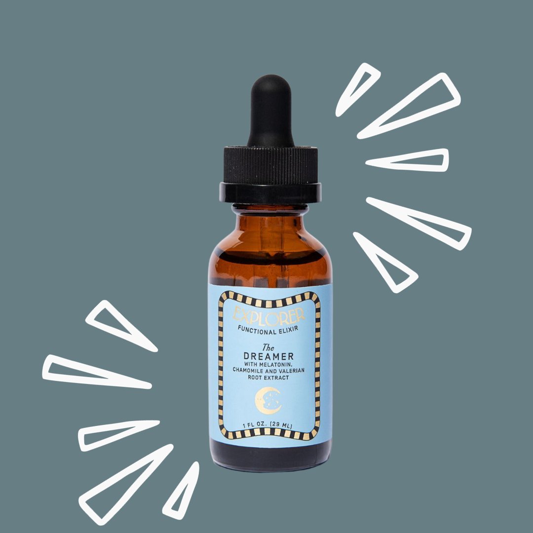 tryexplorer's tweet image. THE DREAMER... ELIXER FOR SLEEP😴

Unwind and dream sweet with this functional elixir🌙 Crafted with Melatonin, Chamomile, and Valerian Root Extract, it's your ticket to a restful night's sleep. Just sip and slip into the land of dreams. 🌟💤