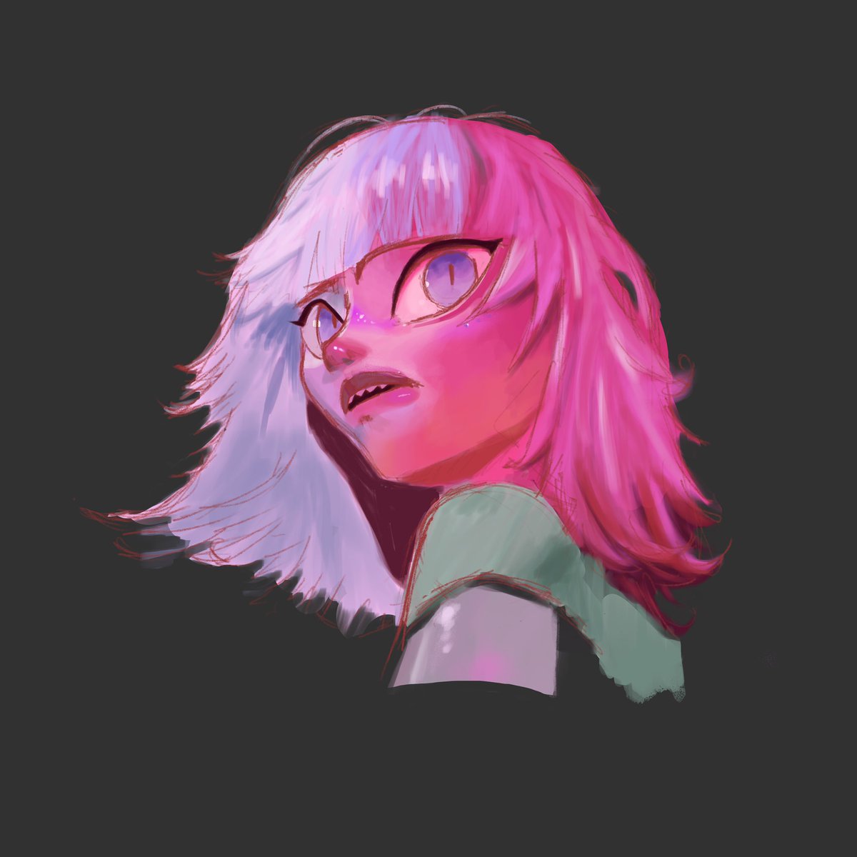 PurpleSkyByson's tweet image. Quick “Eye of the Storm” study #detectivediaries #gawrt