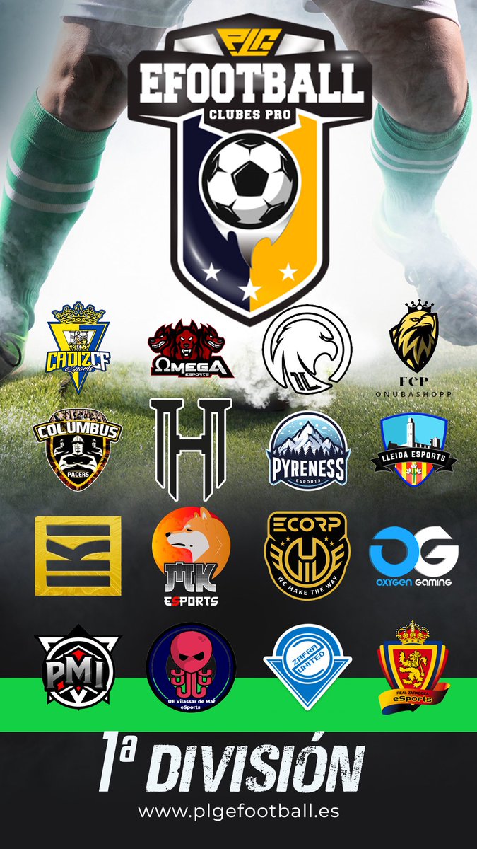 PLG_Spain's tweet photo. 🏆🔝

👉🏻 1ª DIVISIÓN - PLG #6PLG

@ColumbusVCP @Cadiz_CFESports @JAM_eSports @eSportsFCP @Heracles_Gaming @IKITeam @LleidaEsports @MKeSports_Club @Omega_FIFA @GamingOxygen @PMI_eSports @Pyreness_Club @RZ_eSports @UEVdMeSports @ZafraUnited @eQuizersFC 

🔥🎮 https://t.co/AqQmr6IqlT