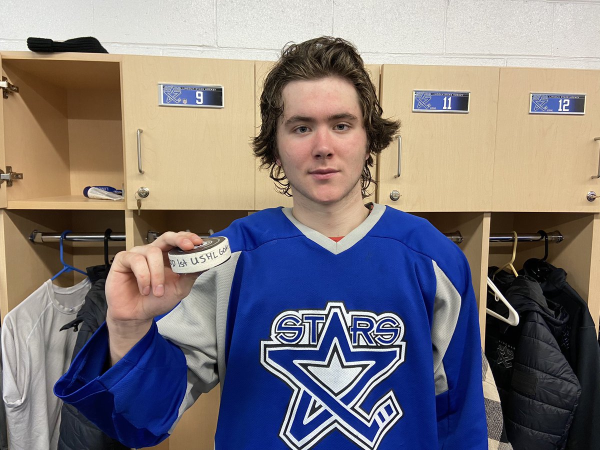 Congrats to Tyler Wood for scoring his first USHL goal last Friday! #AllAboard🚂