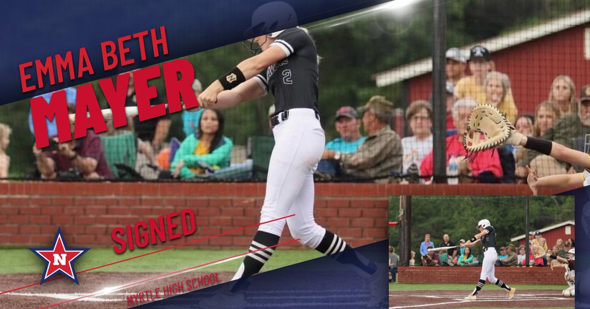 NWCCSoftball's tweet photo. #8 @EmmaBethMayer1 Welcome to the Ranger Family! #RangerUp #AllN https://t.co/2JrtbplKmh