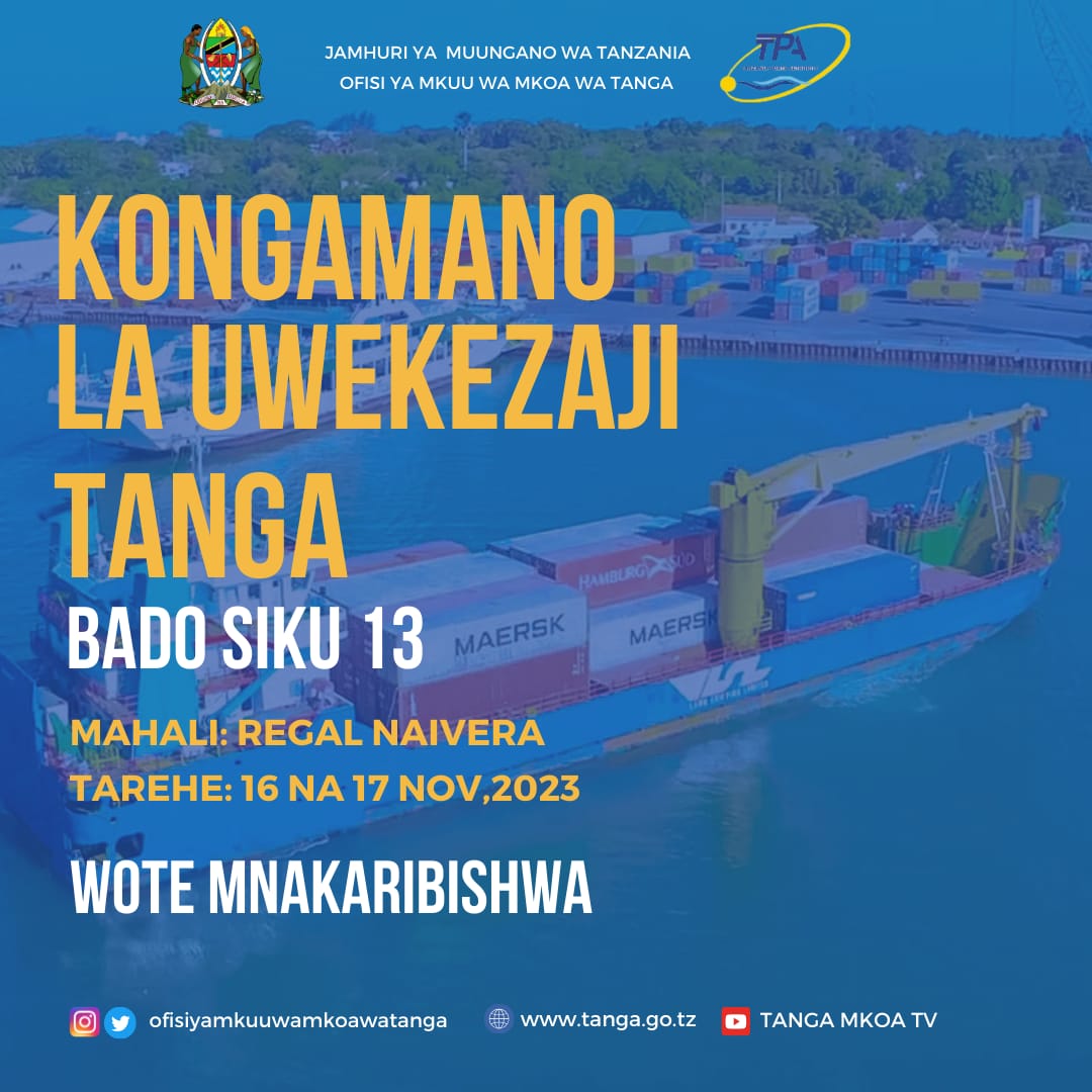 mgeta2000's tweet photo. Karibuni Tanga tuwekeze https://t.co/RrNrxsnOA1