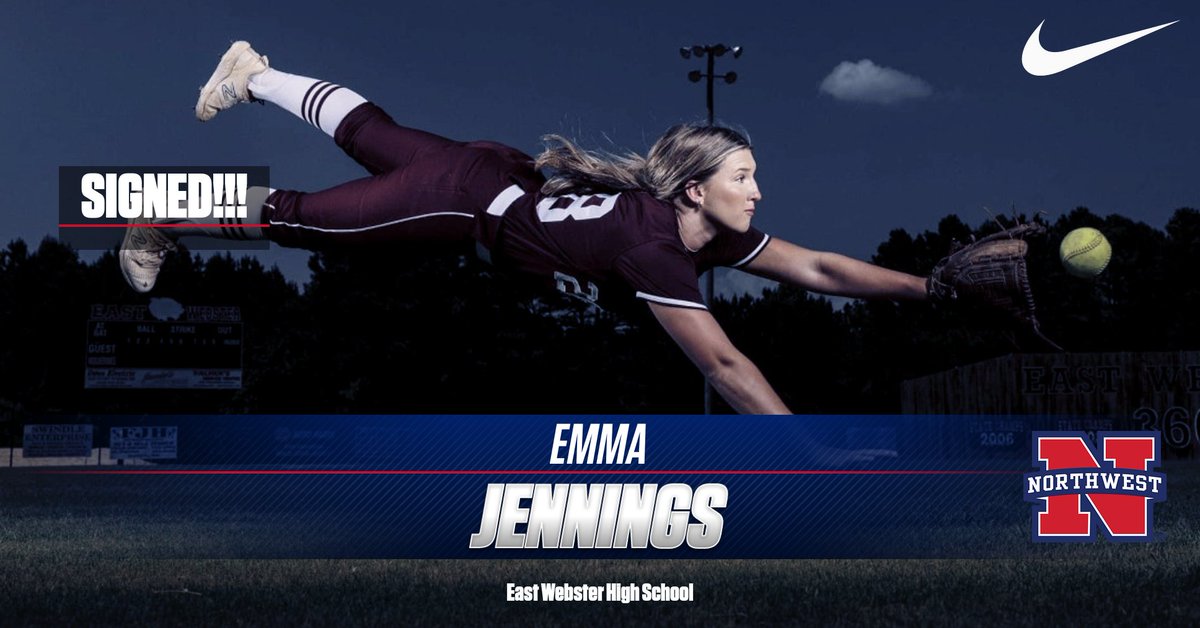NWCCSoftball's tweet photo. #9 is Emma Jennings @EWHS Go Rangers! #RangerUp #AllN https://t.co/7wMCbtNxVW