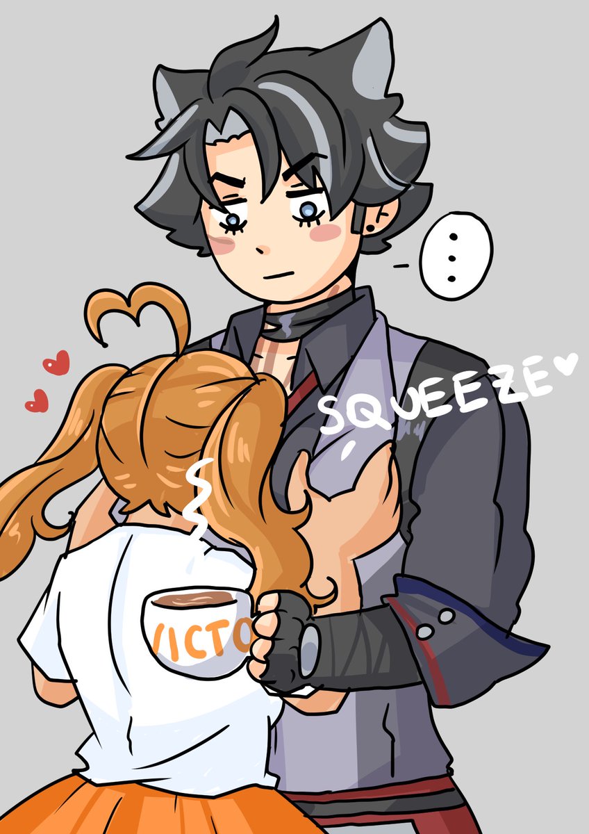VickyVTuber's tweet photo. Accurate. That’s me while playing Wrio’s quest xD (add too some incomprehensible squeaky sounds to have a more precise picture of me every time is see this man) 

Art: @aramosu85 

#vtuber #VicArt #Wriothesley #GenshinImpact #fontaine #VTuberUprising #fangirl https://t.co/Awqm4A1xcY