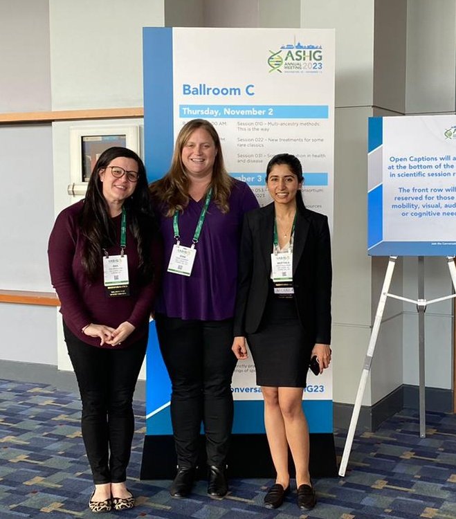 It was a pleasure representing the lab  and sharing our protocol for genotype informed single cell RNA seq of the mosaic tissue at #ASHG2023.