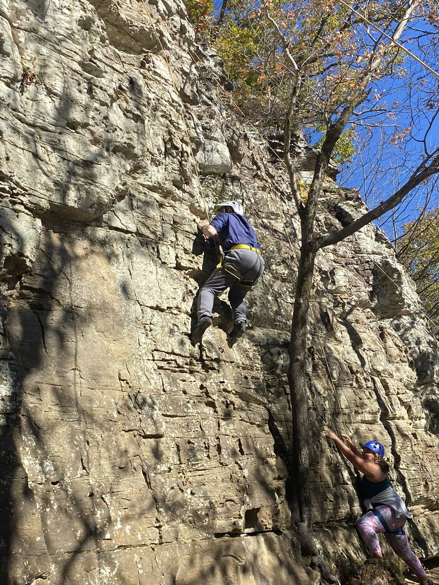 allpsoutdoored's tweet photo. It was a great day to rock climb at Lincoln Lake! #outdoored #allps https://t.co/itOznZ5uwJ