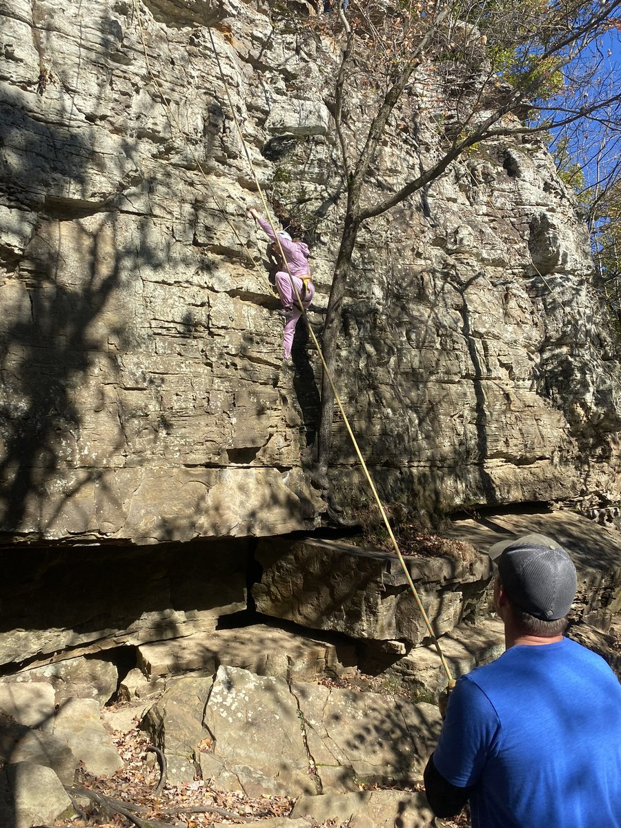 allpsoutdoored's tweet photo. It was a great day to rock climb at Lincoln Lake! #outdoored #allps https://t.co/itOznZ5uwJ