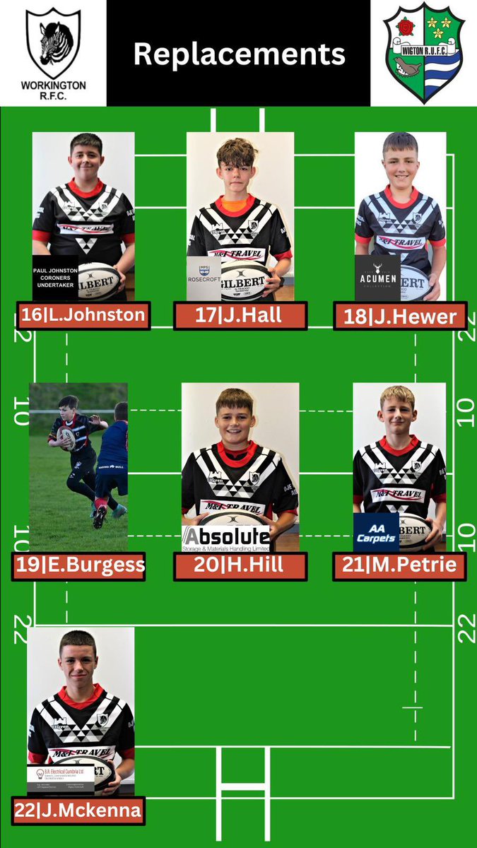 Workington U14s vs Wigton U14s this Sunday 5th November, 12pm at Ellis Sports Ground. Quarter final of the county cup. Come and cheer on our young Zebras. 🏉 🦓