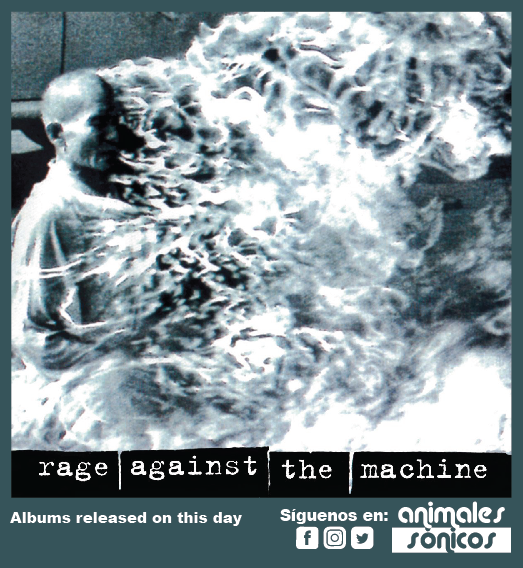 animalessonicos's tweet photo. El aplaudido álbum debut de Rage Against the Machine fue lanzado el 3 de noviembre de 1992. #music #rapmetal #alternativemetal https://t.co/bC6uv1fkqw