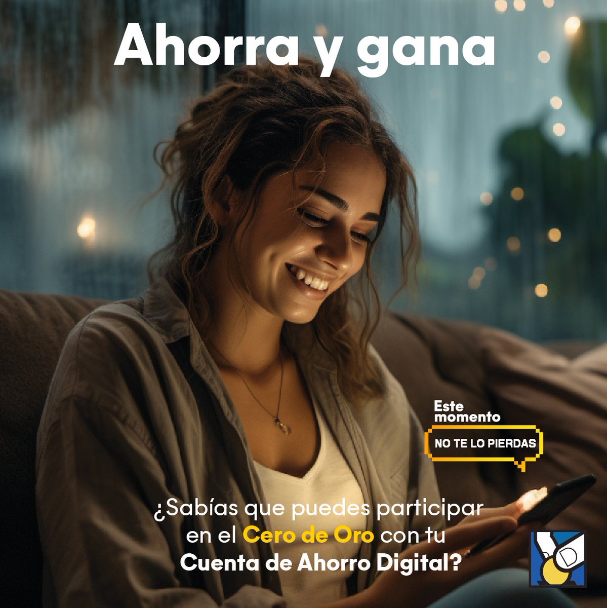 AsocPopular's tweet photo. ¿Sabías que con tu Cuenta de Ahorro Digital participas en el Cero de Oro? Si aún no la tienes, ¡ábrela ya desde tu #MóvilAPAP!
¡El que ahorra siempre gana!
➡️ Conoce las bases y todos los detalles en https://t.co/itRw6cvI3y
#SeTeNota #CeroDeOro2023 #CeroDeOro https://t.co/2eofe2OSdX
