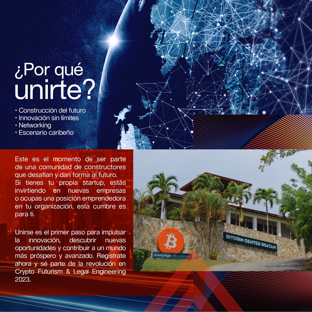 Es tu oportunidad de ser parte de un mundo de constructores que moldean el  mañana. Descubre una plataforma de networking única para conectar con  mentes apasionadas de todo el mundo. ¡Únete y