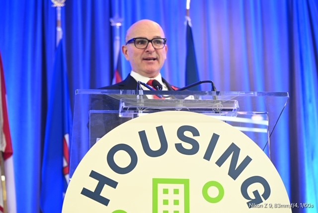 We had the pleasure of having Minister @R_Boissonnault join us at our symposium, where #housing was at the forefront. Indeed, as the Minister noted, this is a generational issue and if we solve this, everything flows. #YEGMetro Region has the bench strength to make it happen.