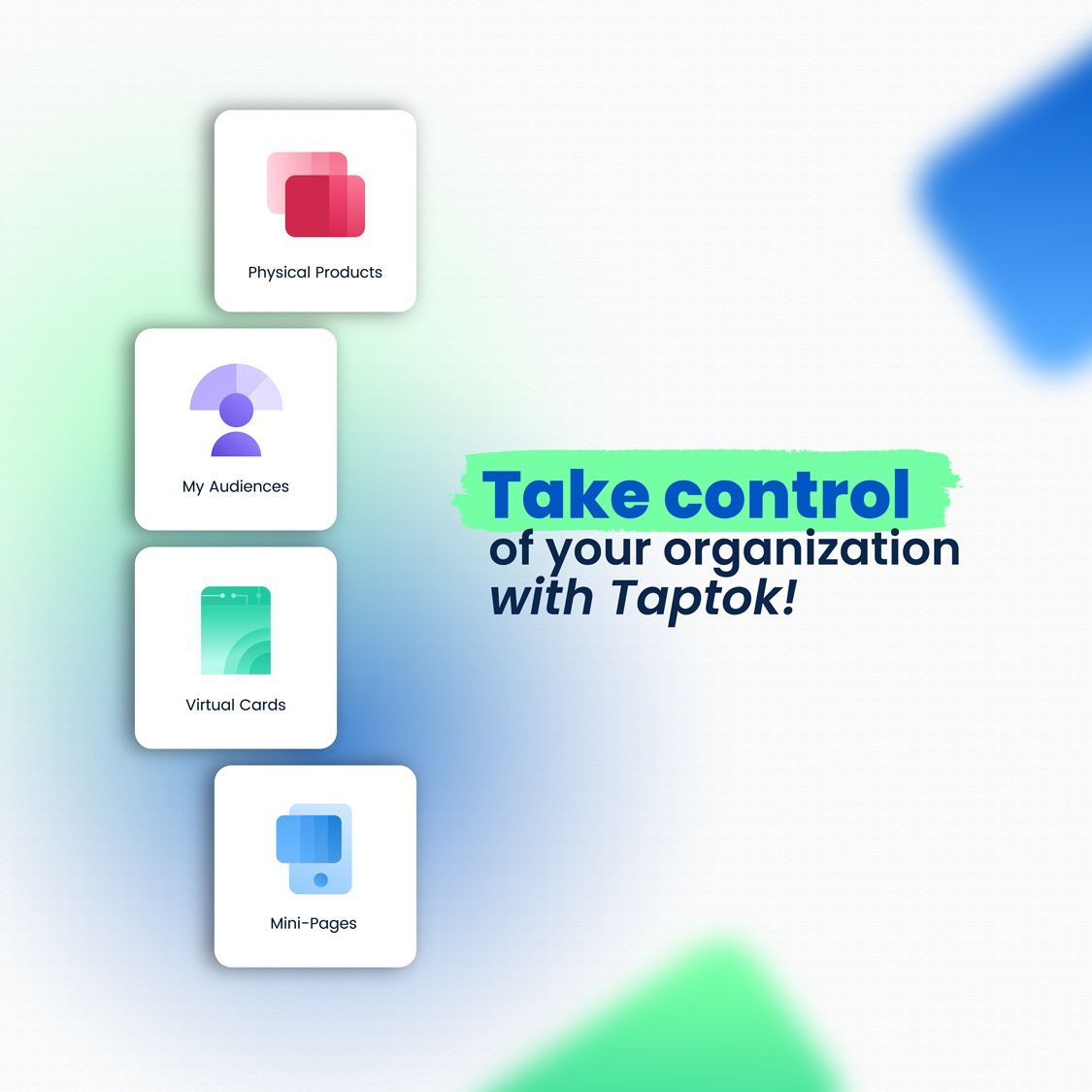 taptok's tweet image. With us, you have full control. Create, manage, and assign physical networking products and digital solutions for your entire team. It's seamless, efficient, and effective. 🌟

Elevate your networking game! 💼🌐 
.
.
.
#TaptokBusiness #TeamNetworking #DigitalSolutions